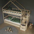 BusyKids Litera MAMI-TWIN con escalera de almacenaje 90 x 200 cm
