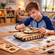 Maqueta 3D de madera Abrams BusyKids