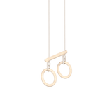 Anillas de Gimnasia de Madera para Espaldera BusyKids EVERGYM – Accesorio Deportivo