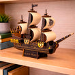 Maqueta 3D de madera Barco pirata BusyKids