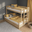 Litera BusyKids LUMI-ONE con escalera lateral 90 x 200 / 120 x 200 cm