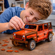 Maqueta 3D de madera Vehículo todoterreno BusyKids