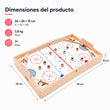 BusyKids Dynamic Arena – Hockey de mesa de madera para toda la familia
