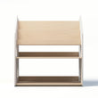 Estantería Montessori 2 en 1 polivalente - Color blanco