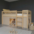 BusyKids Cama alta baja LUFFY con escalera 90 x 200 cm