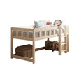 Cama casita para niños BusyKids LOFTI con escalera 90 × 200 cm