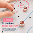 BusyKids Dynamic Arena – Hockey de mesa de madera para toda la familia