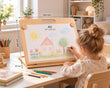 Caballete plegable BusyKids con soportes magnéticos