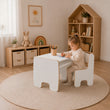 Conjunto de muebles infantiles TIMI: mesa con una o dos sillas