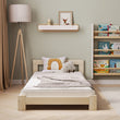 Cama individual de madera para niños BusyKids BASE con cabecera