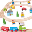 Bigjigs Rail Tren de Madera Ciudad & Pueblo