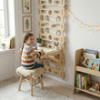 Set completo BusyKids Climbway TRIO MAX 6 en 1: pared de escalada, escritorio y accesorios