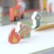 Set de juego móvil "Estación de Bomberos" BusyKids