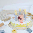Juego de Pastel de cumpleaños de madera BusyKids