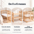 BusyKids MIRACLE 7 en 1 cuna evolutiva con colchón