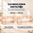 BusyKids MIRACLE extensión para cuna 7 en 1 con pieza adicional de colchón