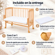 BusyKids MIRACLE 2 en 1 cuna de colecho con colchón
