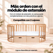 BusyKids MIRACLE extensión para cuna 7 en 1 con pieza adicional de colchón