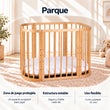 BusyKids MIRACLE 5 en 1 cuna evolutiva con colchón
