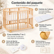 BusyKids MIRACLE 7 en 1 cuna evolutiva con colchón