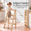 Torre de aprendizaje plegable