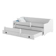 Cama infantil ERYK-MAX con cama adicional 145 × 80 cm y colchón