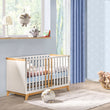 Cuna infantil BK SOFA 120 × 60 con barrotes extraíbles y función de sofá