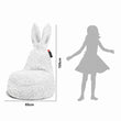 Puf infantil Mommy Rabbit – tejido FLUFFY suave y esponjoso