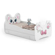 Cama infantil KITTY con cajón de almacenamiento - 140 x 70/160 x 80 cm