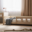 Cama individual BusyKids STANDART-MAX con barandilla de protección frontal