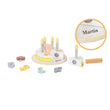 Juego de Pastel de cumpleaños de madera BusyKids
