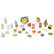 Set de figuritas de madera Montessori, "Set Bosque"