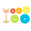Pirámide de madera para niños "Zorrito" de BusyKid