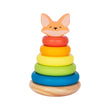 Pirámide de madera para niños "Zorrito" de BusyKid