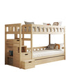 BusyKids Litera TOTO-TWIN MAX con escalera y espacio de almacenamiento 200x90 cm