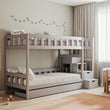 BusyKids Litera TOTO-TWIN MAX con escalera y espacio de almacenamiento 200x90 cm