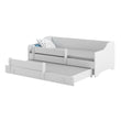 Cama infantil ERYK-MAX con cama adicional 145 × 80 cm y colchón