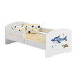 Cama infantil LUK II con barrera de protección - 140 x 70/160 x 80 cm