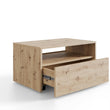 Mesa de centro LINO con ruedas y cajón – mesa moderna para salón
