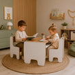 Conjunto de muebles infantiles TIMI: mesa con una o dos sillas