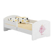 Cama infantil LUK II con barrera de protección - 140 x 70/160 x 80 cm