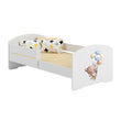 Cama infantil LUK II con barrera de protección - 140 x 70/160 x 80 cm