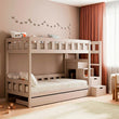 BusyKids Litera TOTO-TWIN MAX con escalera y espacio de almacenamiento 200 x 90 cm