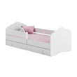 Cama infantil FALA-ONE con barrera de protección y cajón de almacenamiento