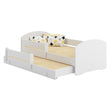 Cama infantil LUK-MAX con cama adicional 145 x 80 cm y colchón
