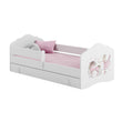 Cama infantil FALA-ONE con barrera de protección y cajón de almacenamiento