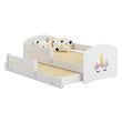 Cama infantil LUK-MAX con cama adicional 145 x 80 cm y colchón