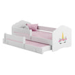 Cama infantil FALA-MAX con cama adicional 145 x 80 cm y colchón