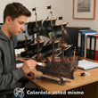 BusyKids Giro del Mar – puzzle 3D de madera con iluminación