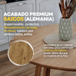 BusyKids Mesa redonda de roble macizo